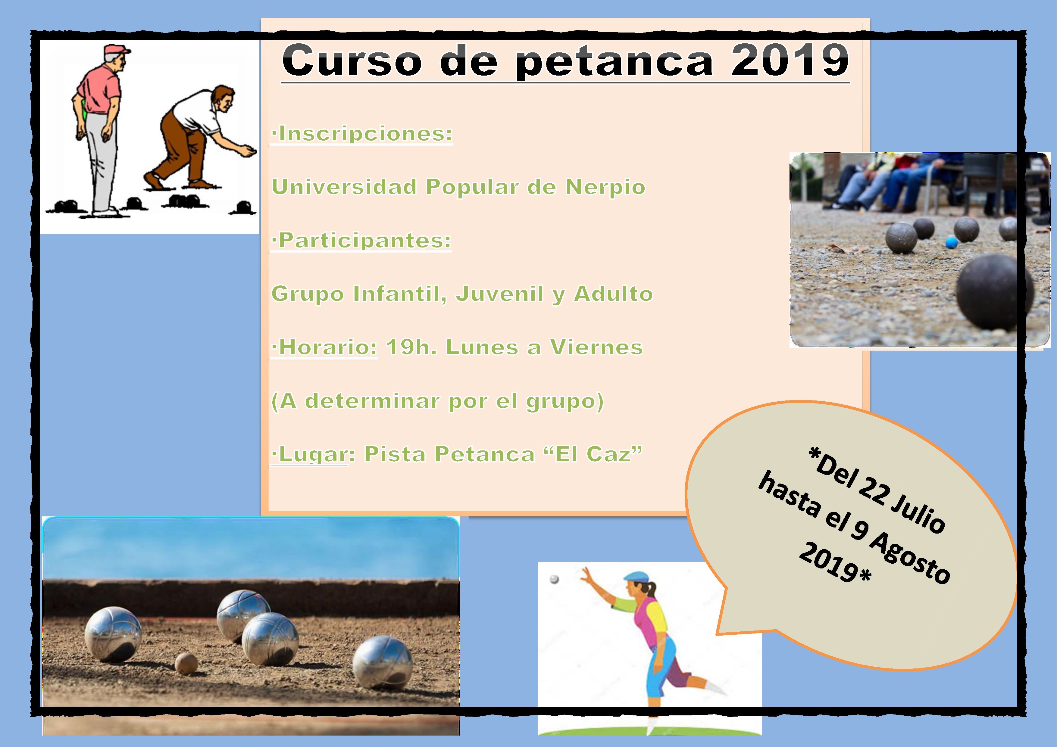 Curso Petanca