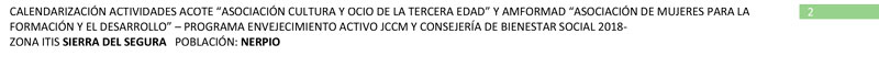 NERPIO CALENDARIZACIÓN PROGRAMA ENVEJECIMIENTO ACTIVO 1 2