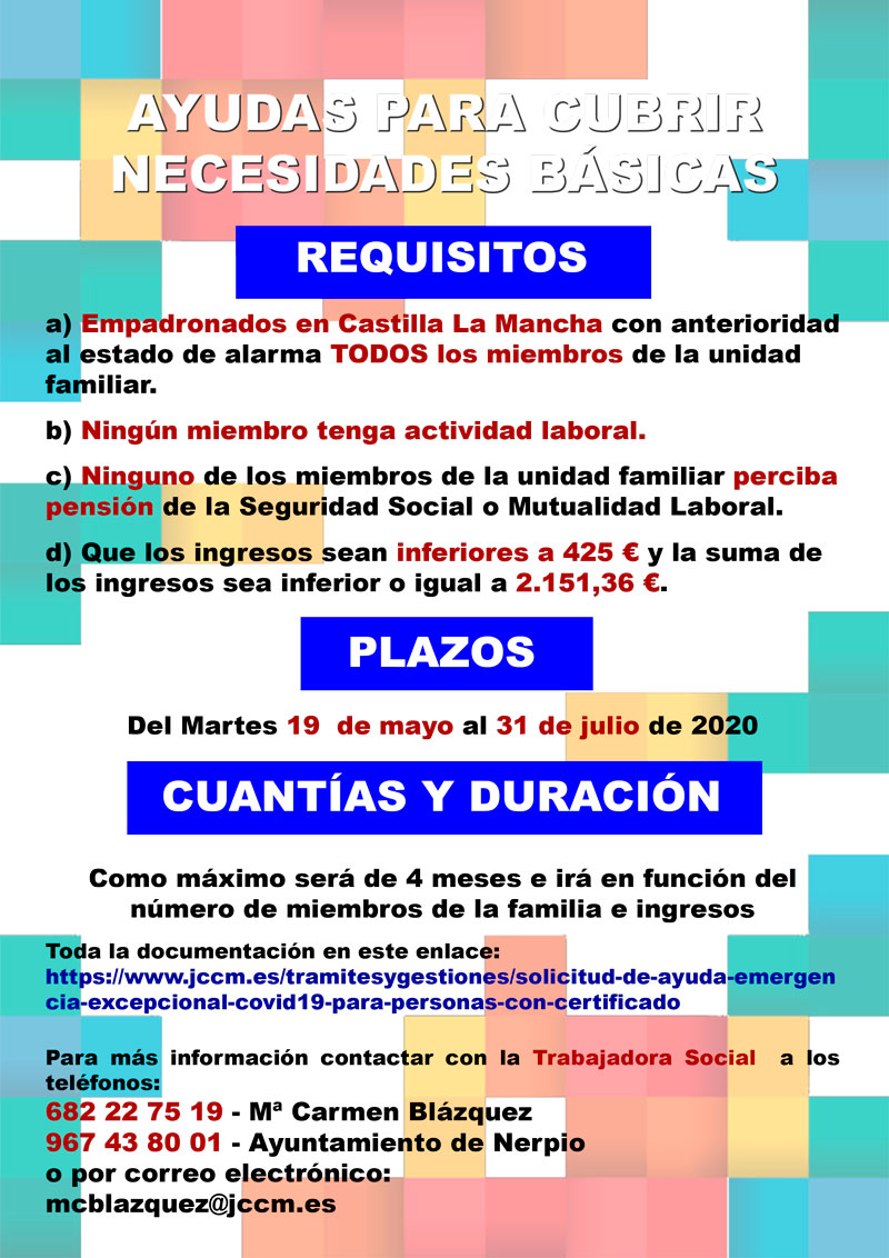 ayudas necesidades basicas