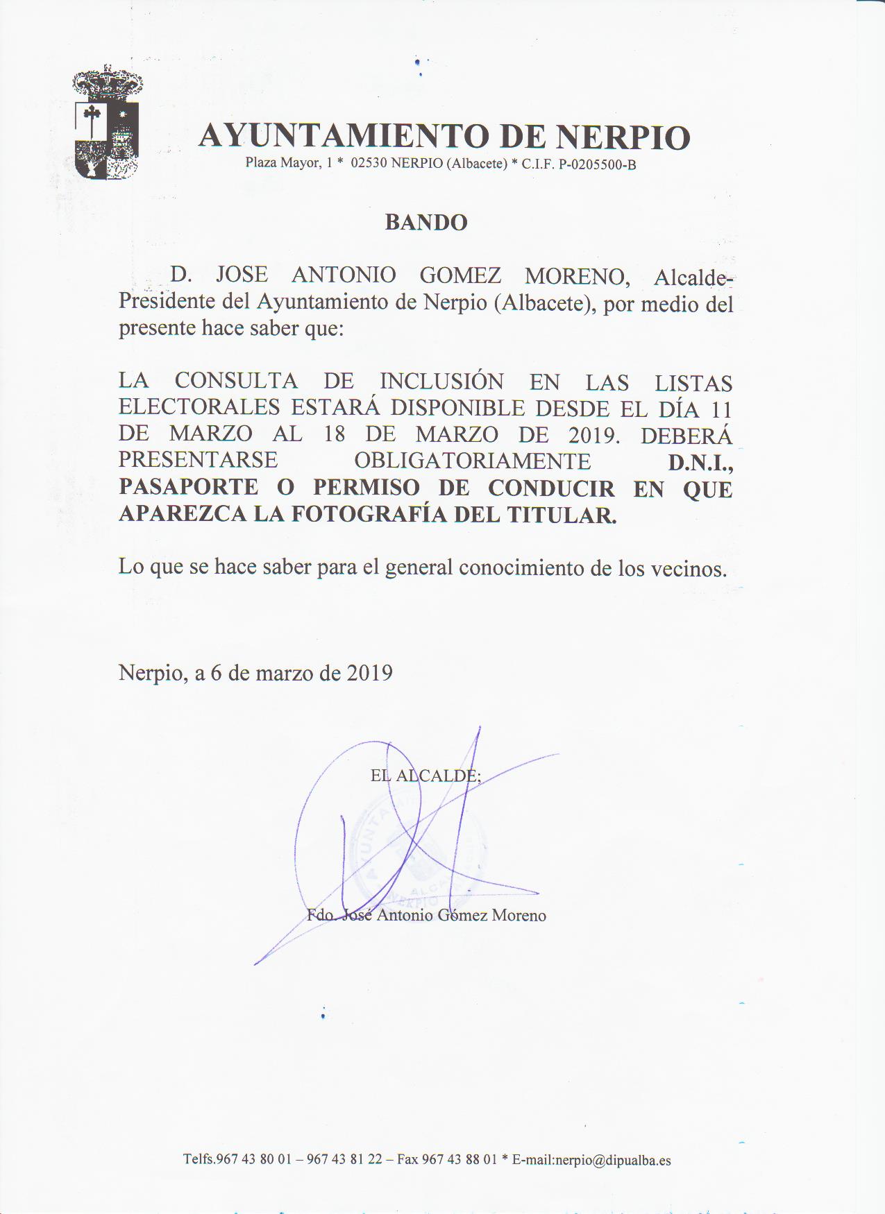 listas electorales