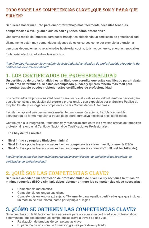 operaciones de grabacion y tratamiento de datos y documentos y competencias clave 2