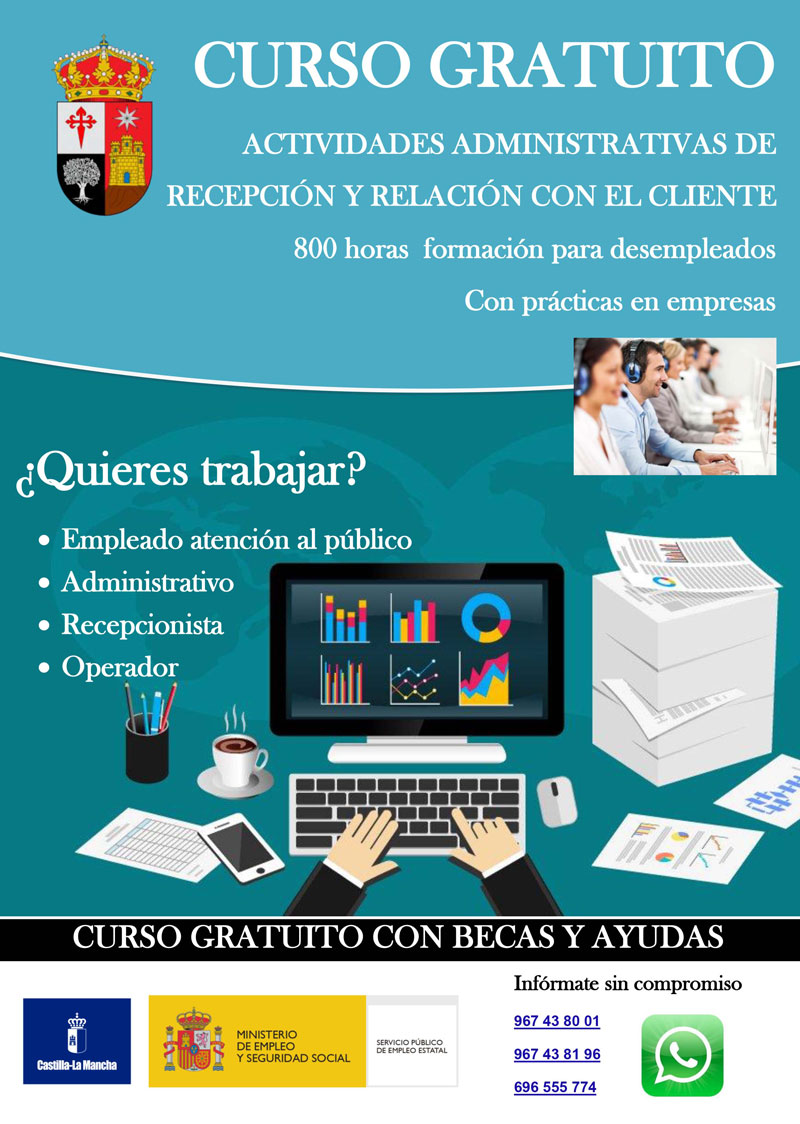 Cartel auxiliar administrativo
